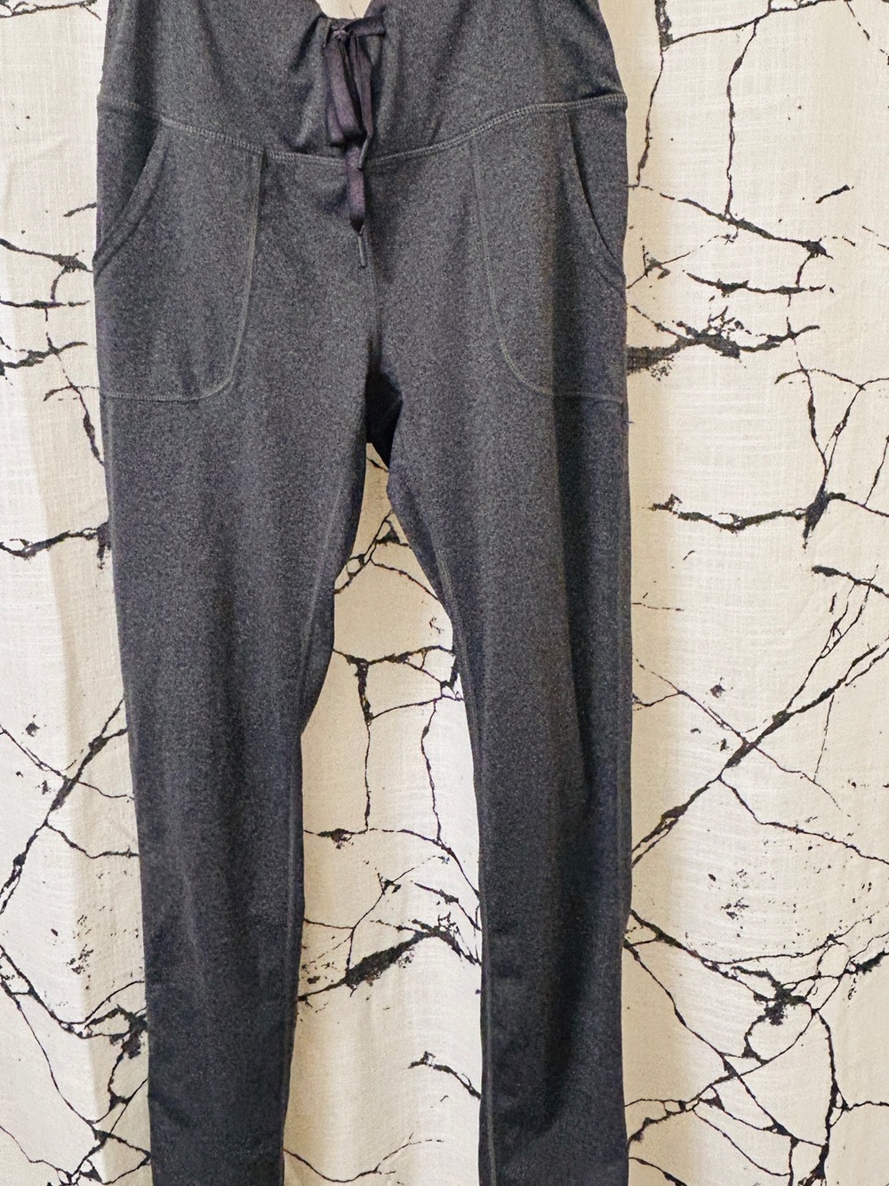 Reebok Leggings Womens Small Gray Tight Training Pants Athletic Ladies